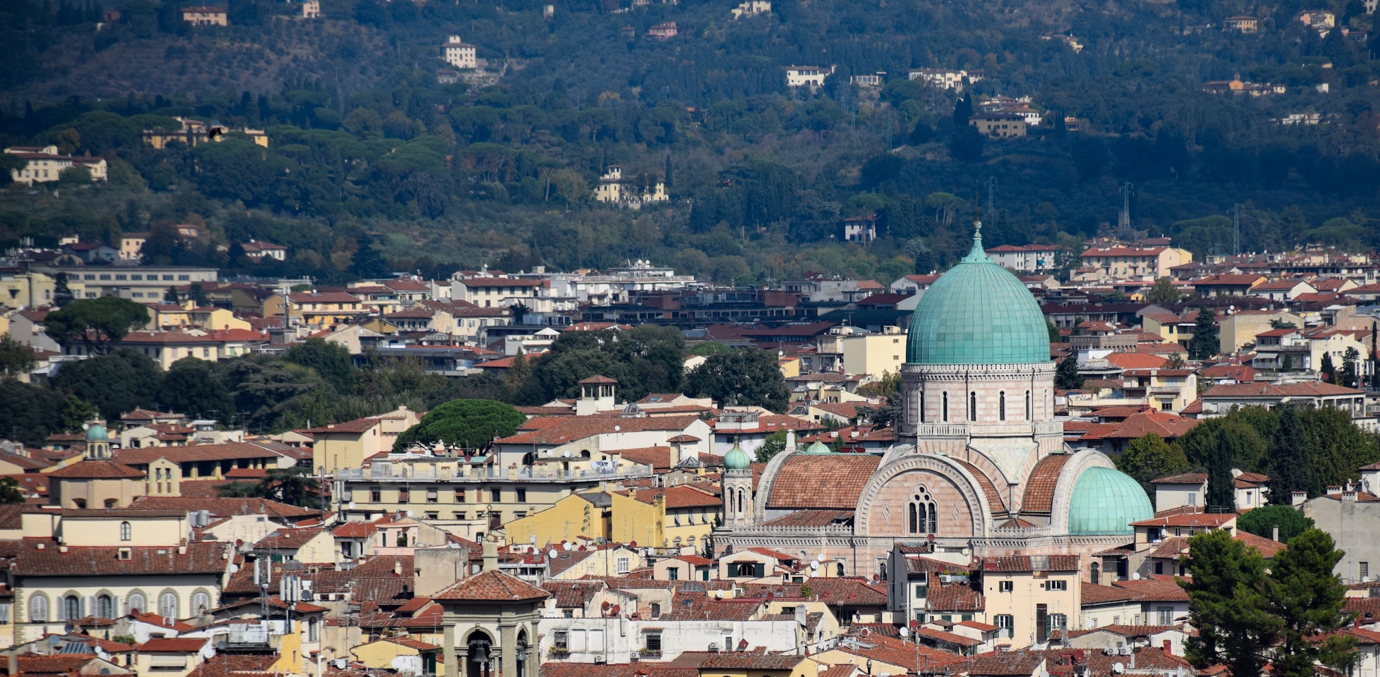 Synagogue and Jewish Museum of Florence in Italy